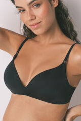 Womensecret Brasier de premamá de microfibra negro LOVELY negro