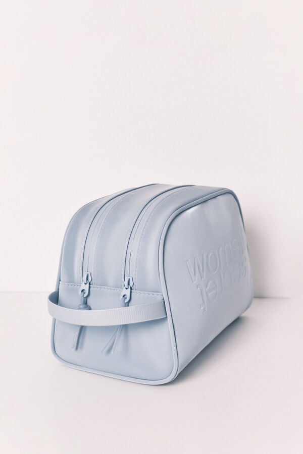 Women'secret Neceser mediano doble cierre azul azul