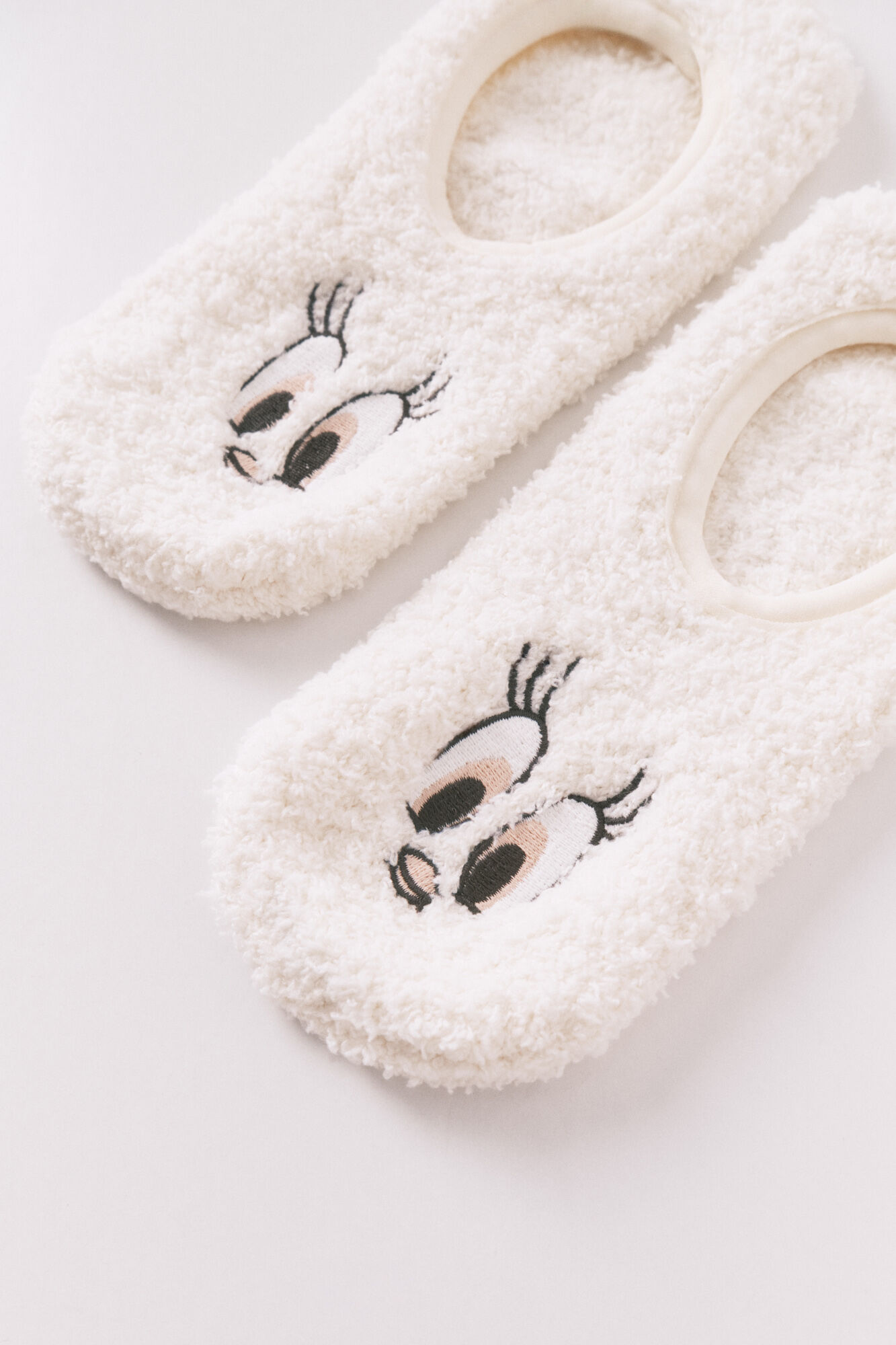 Women'secret Calcetines beige sin calcetines