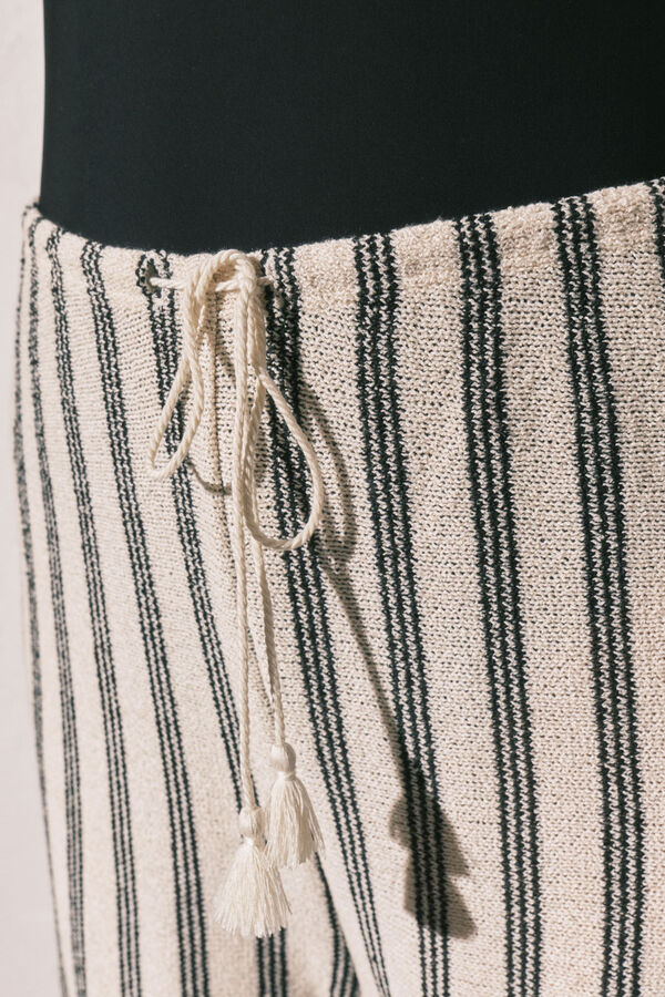 Women'secret Pantal&oacute;n largo de rayas estampado