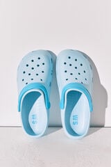 Women'secret Pantunflas zueco de goma azul azul