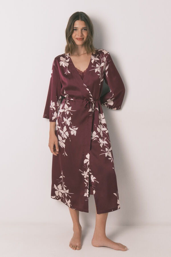 Womensecret Bata bata floral color bata estampado