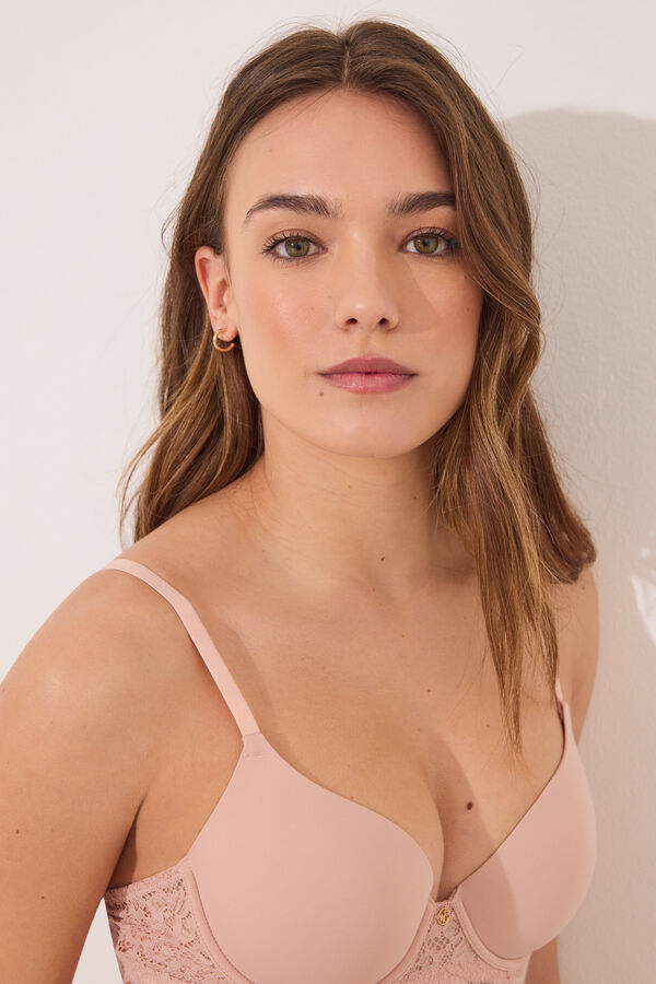 Womensecret BEAUTIFUL brasier clásico relleno rosa rosa