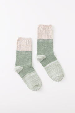 Womensecret Calcetines doble textura verde verde