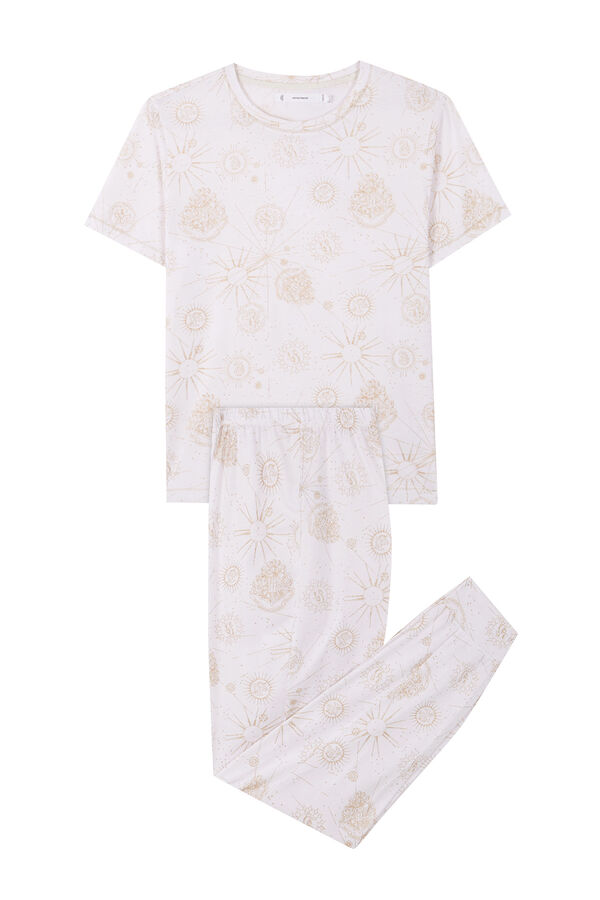 Womensecret Pijama 100% algodón Harry Potter marfil