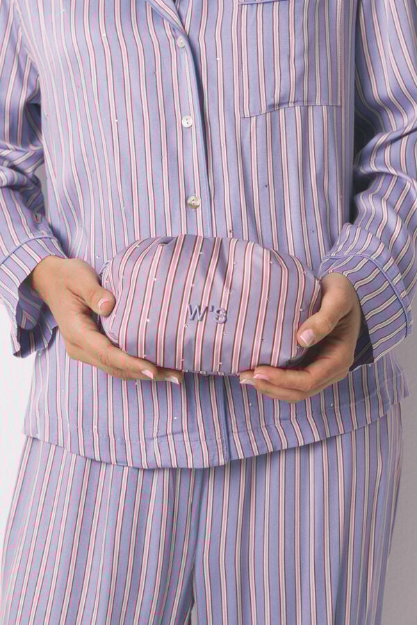 Women'secret Pequeño neceser a acolchado con diamantes de imitación  estampado