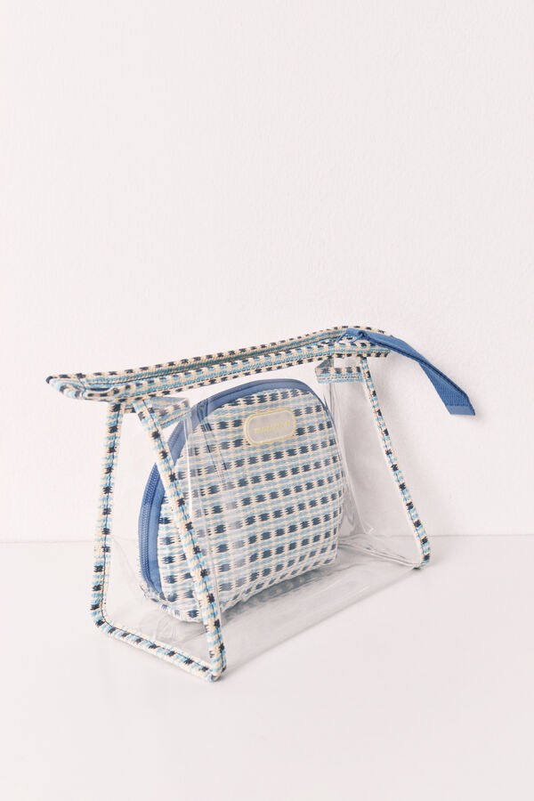 Women'secret Pack 2 neceseres estampado azul estampado