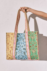 Women'secret Bolsa grande estampada multicolor estampado