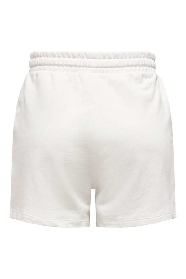 Only Play Short de sudadera blanco