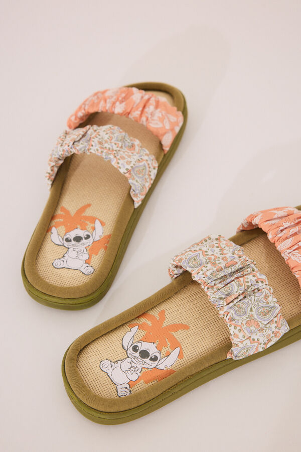 Womensecret Pantuflas para casa de Lilo y Stitch estampado