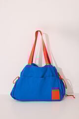 Womensecret Mochila de viaje de nailon azul  azul