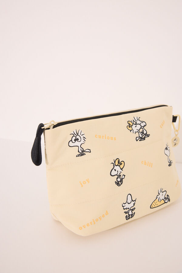 Womensecret Neceser mediano amarillo de Snoopy amarillo