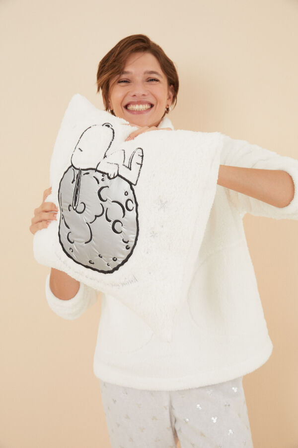 Womensecret Cojín Snoopy luna marfil
