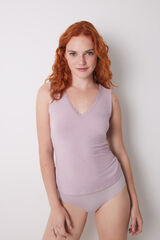 Womensecret Playera tejido supersuave rosa rosa