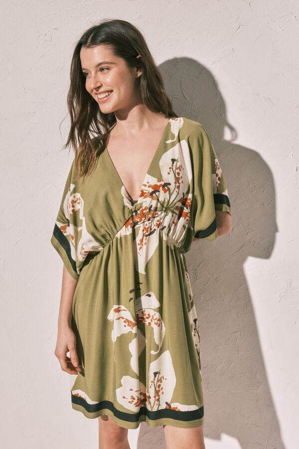 Women'secret Playera de dormir corta estampada estampado