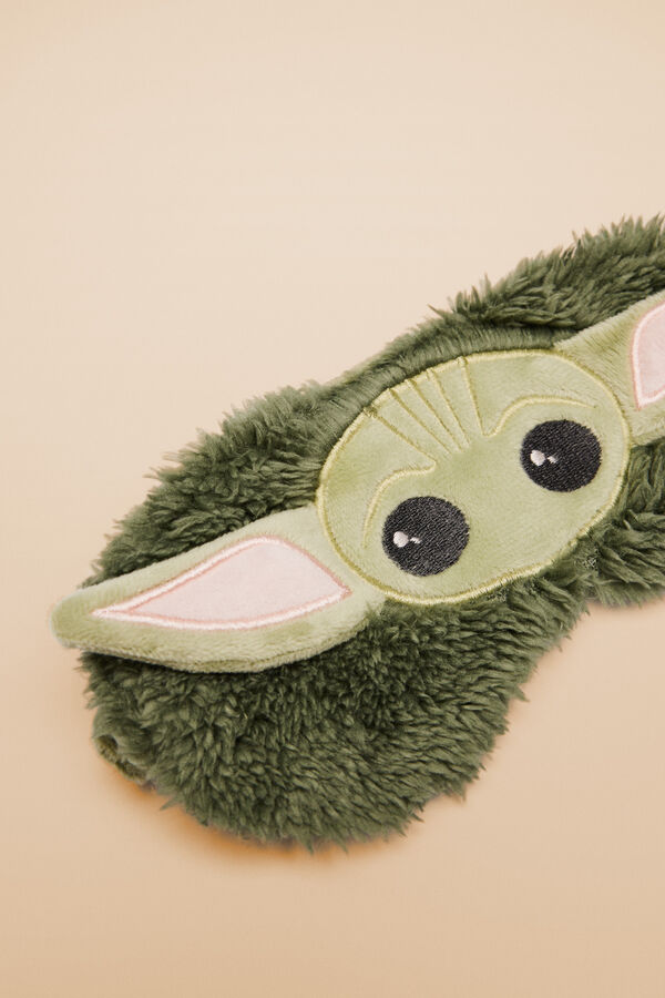 Womensecret Antifaz dormir Grogu Star Wars kaki