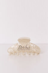 Women'secret Clip de efecto jaspeado "Babe" marfil