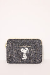 Womensecret Funda de neopreno para ordenador de Snoopy negro