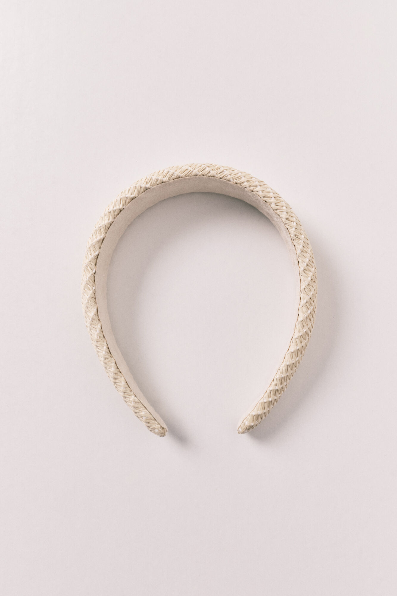 Women'secret Diadema de rafia natural