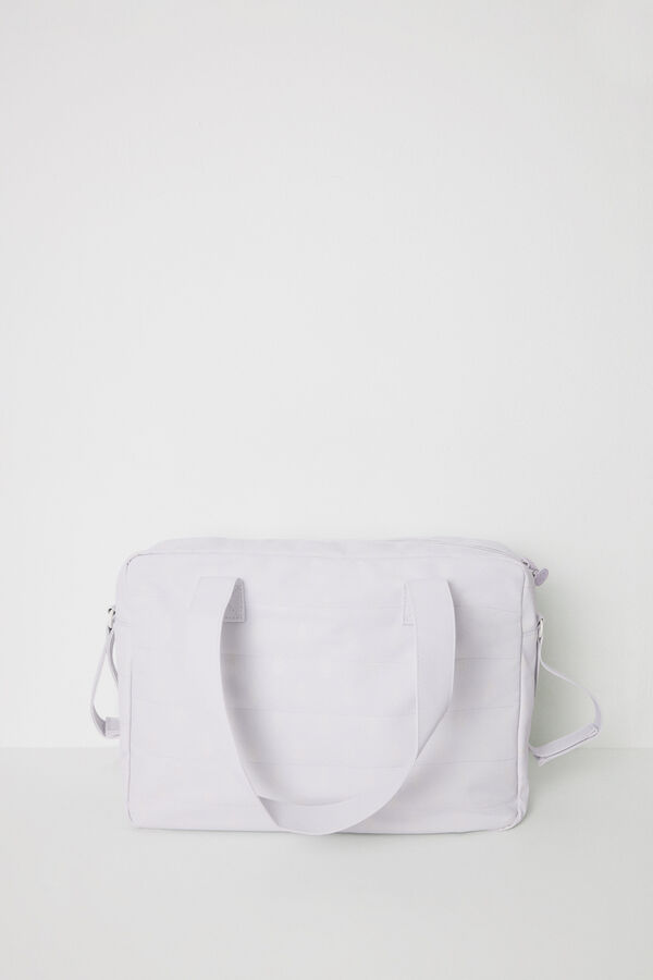Womensecret Bolsa de premamá gris de los Moomin estampado