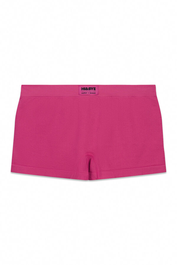 HI&BYE Panty b&oacute;xer sin costuras rosa fucsia fucsia