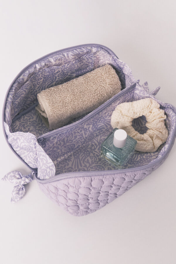 Womensecret Acolchado mediano de neceser lila morado/lila
