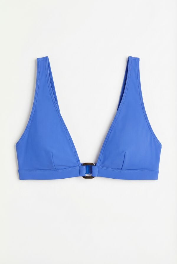Women'secret Top bikini halter azul azul