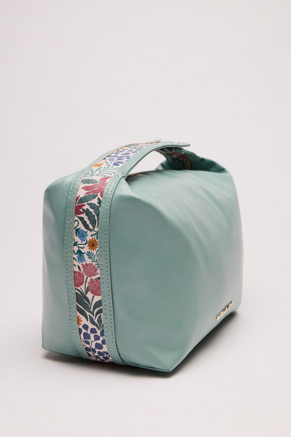 Womensecret Neceser mediano asa estampada Moniquilla verde
