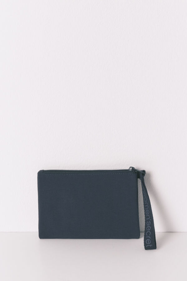 Womensecret Mini monedero de nailon azul azul