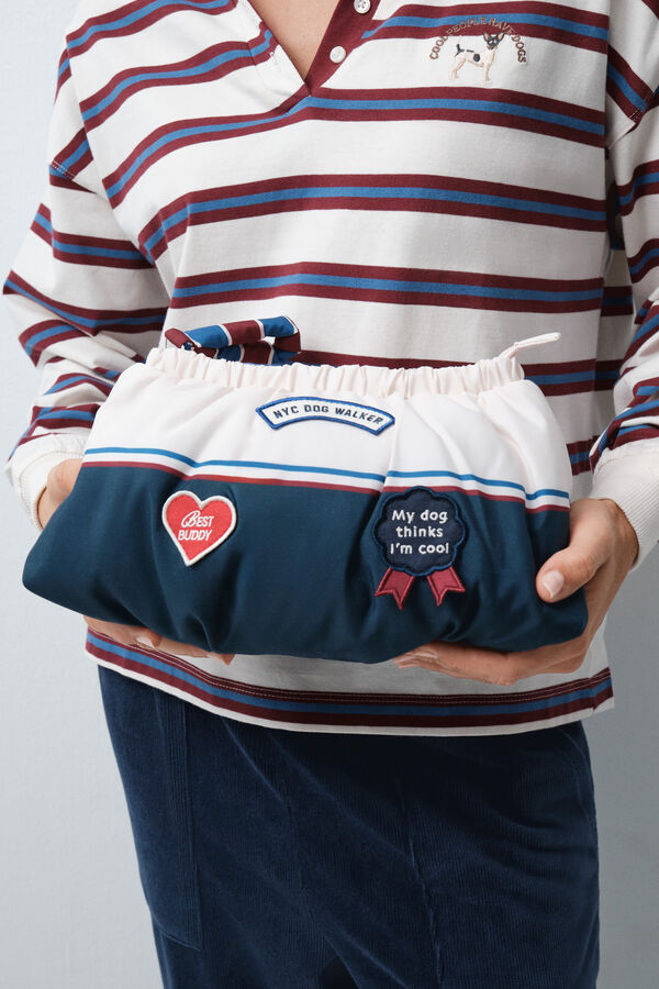 Women'secret Neceser peque&ntilde;o fruncido con asa estampado