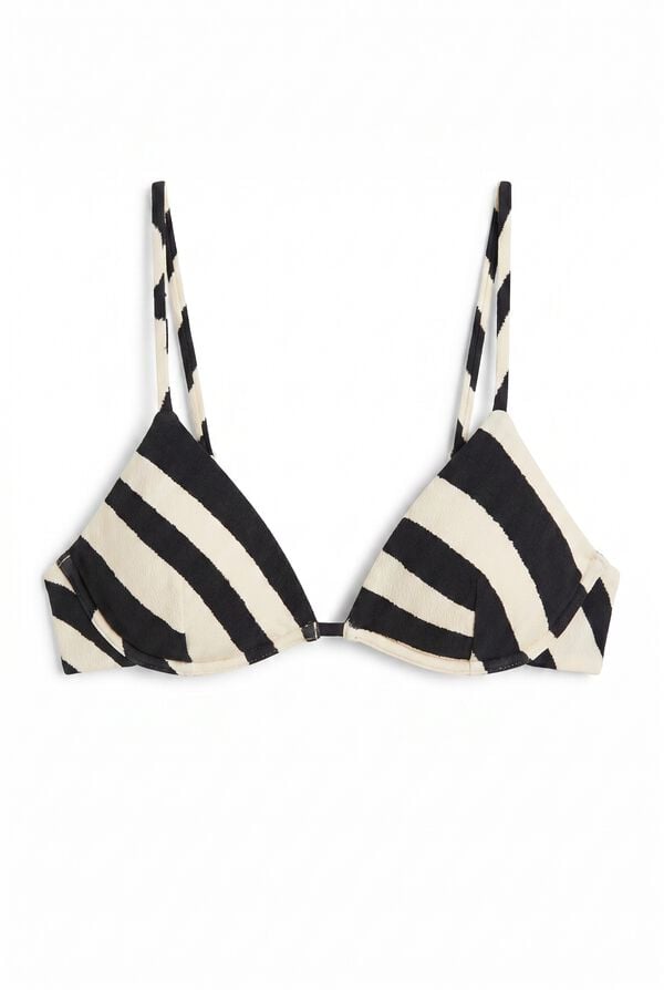 Women'secret Traje de ba&ntilde;o bikini con varilla estampado cebra estampado