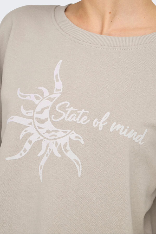 Only Play Sudadera corta gris