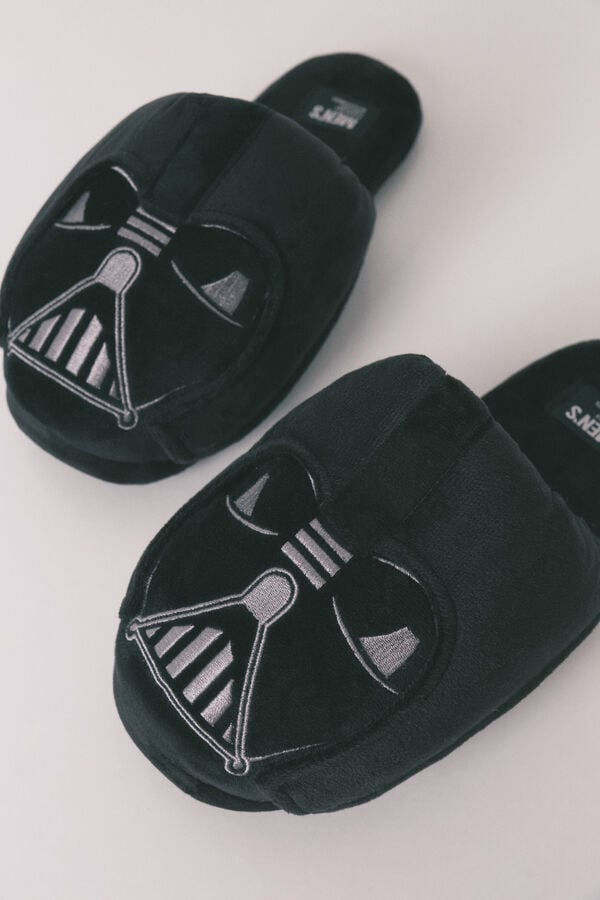 Women'secret Pantuflas para casa de hombre de Star Wars negro