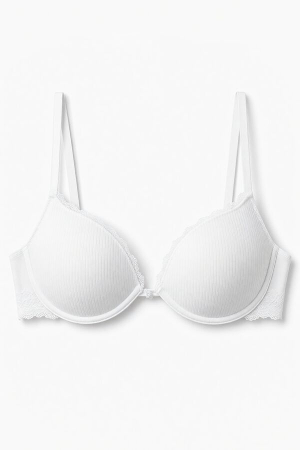 Women'secret Brasier push up de algod&oacute;n blanco GORGEOUS blanco