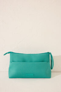 Womensecret Neceser de neopreno verde mediano  verde