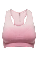 Only Play Brasier deportivo tie dye sin costuras coral