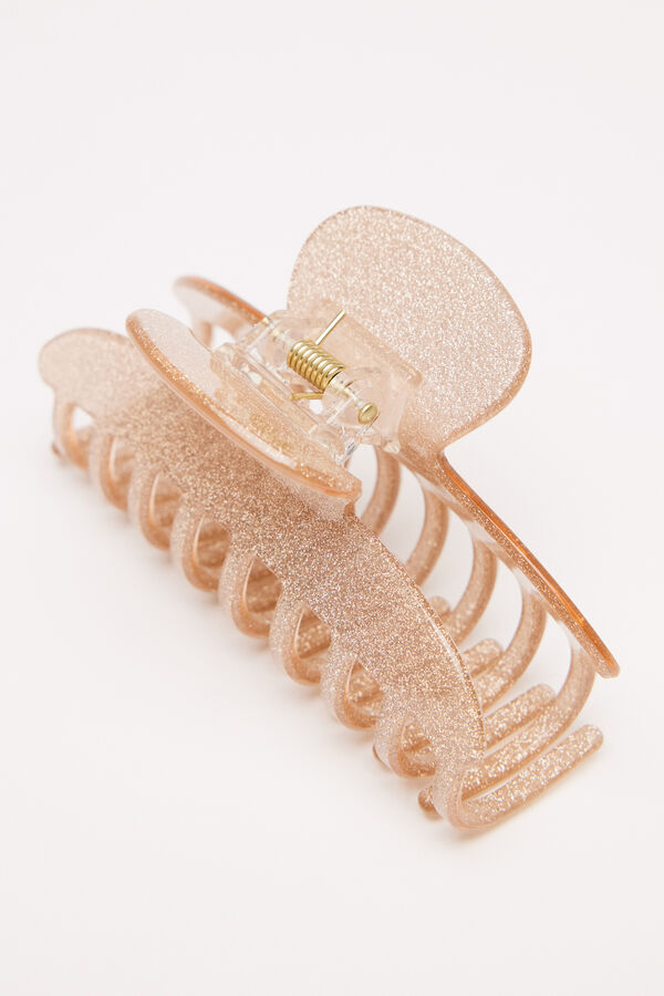 Womensecret Pinza pelo grande brillantina amarillo