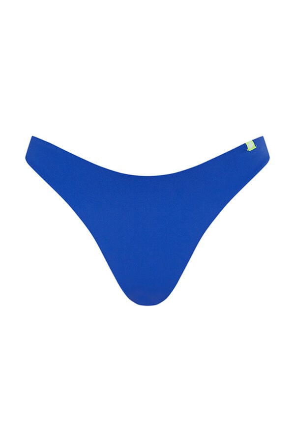 Womensecret Panty de bikini brasileña de color azul azul