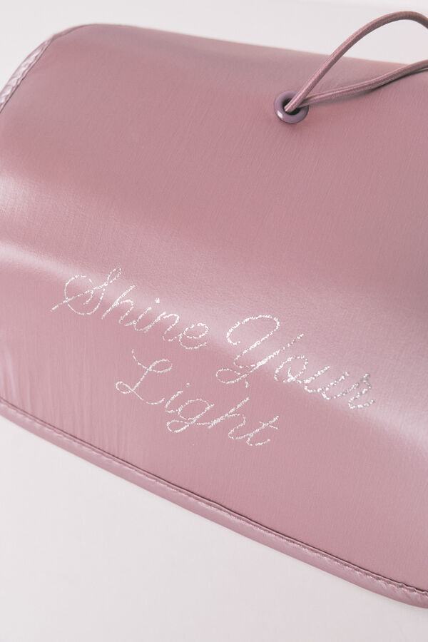 Women'secret Neceser mediano con satinado rosa rosa