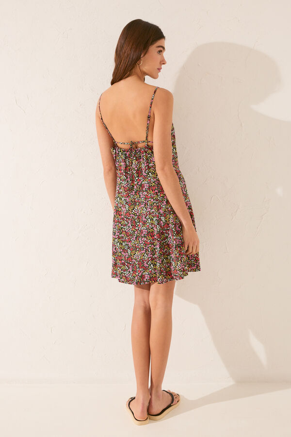 Womensecret Vestido corto negro