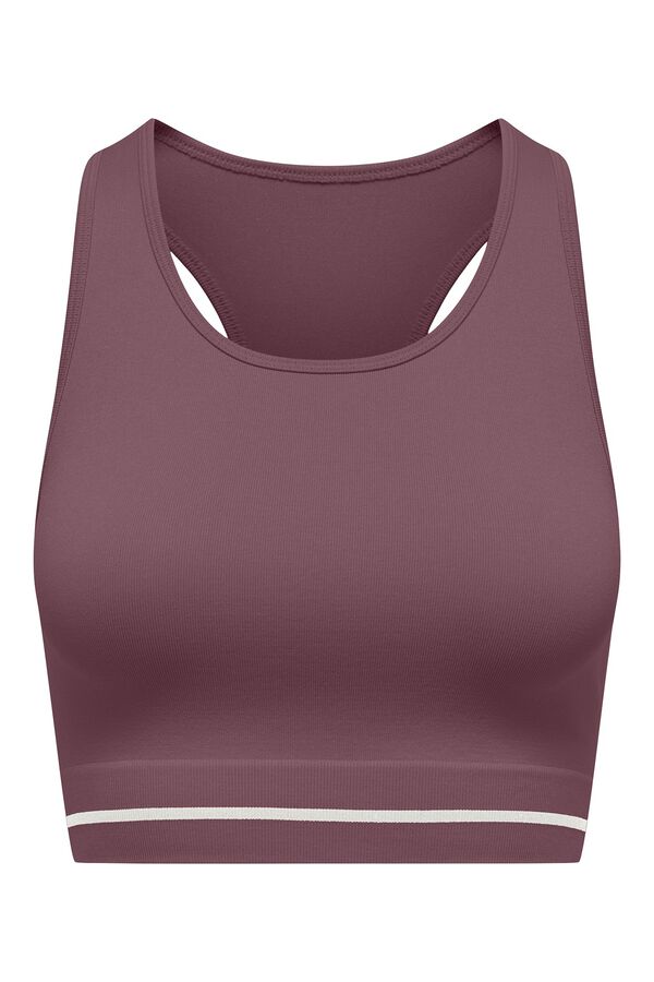 Only Play Brasier sin costura rosa