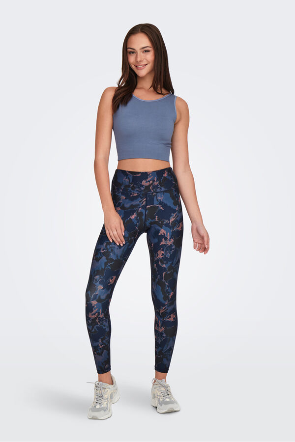 Only Play Brasier deportivo sin costuras con tirantes. azul