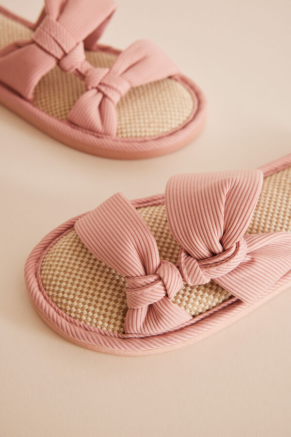 Womensecret Pantuflas nudo rosa rosa