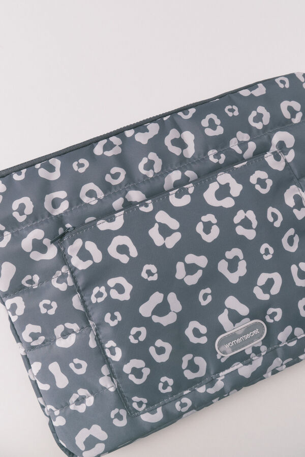 Women'secret Funda acolchado para portátil con estampado animal estampado