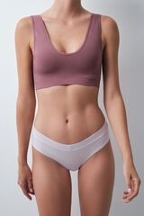 Women'secret Braga ancha brasile&ntilde;a frunce rosa rosa