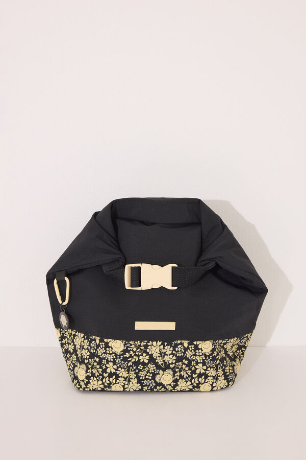 Womensecret Bolsa térmica para alimentos Mr. Happy negro
