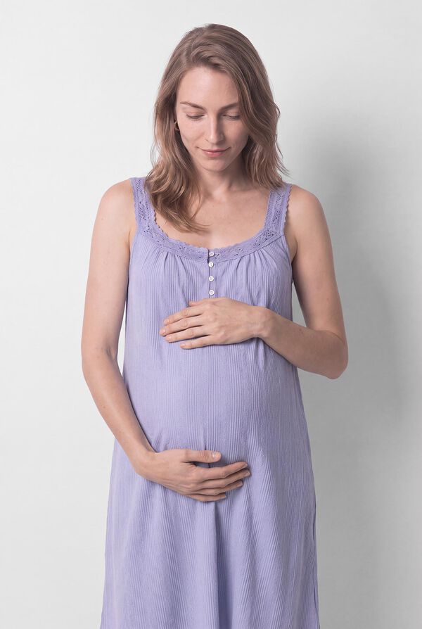 Women'secret Camis&oacute;n maternity de tirantes con encaje azul azul
