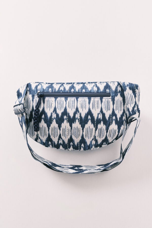 Women'secret Cangurera grande estampado boho azul