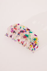 Womensecret Pinza para el pelo con estampado multicolor estampado