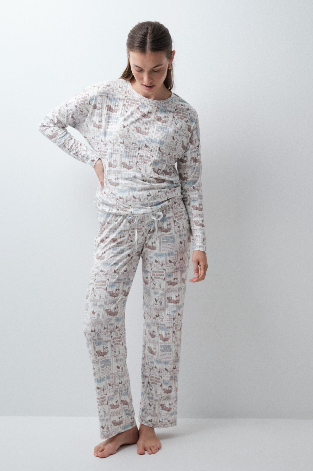 Women'secret Pijama larga c&oacute;mic Winnie The Pooh